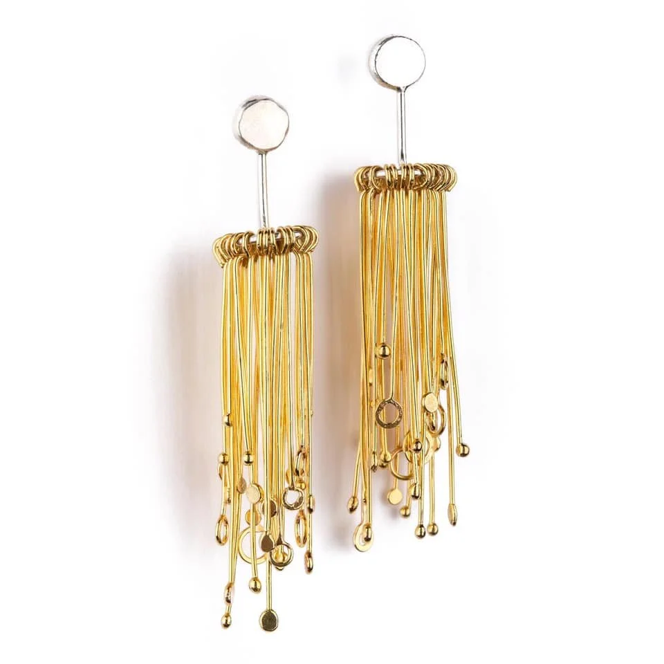 Gold Wire Earrings