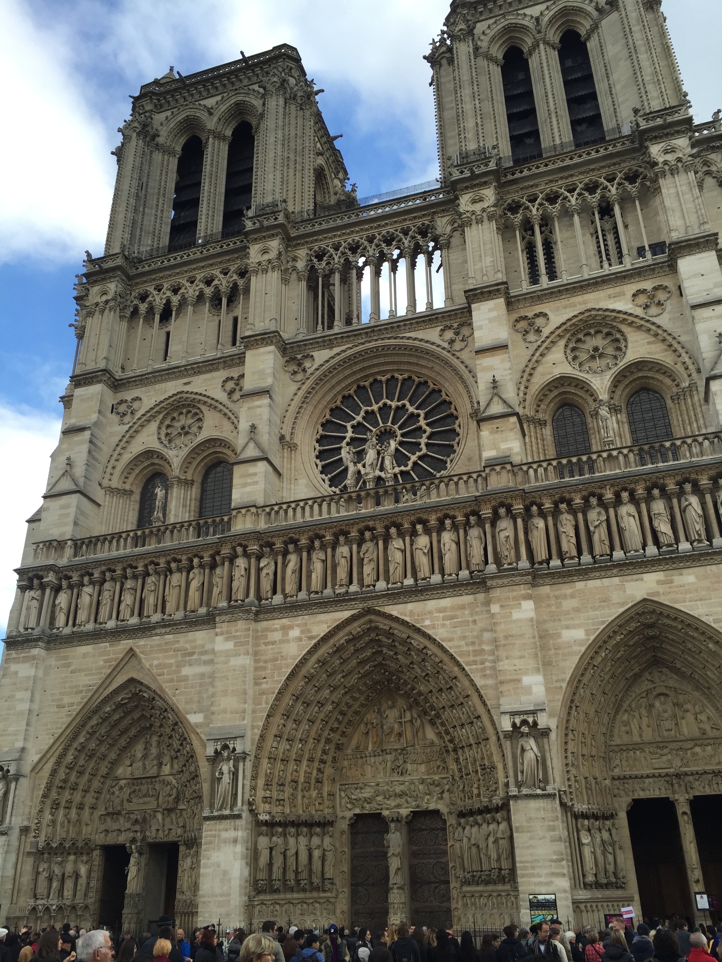 Notre Dame de Paris is such a poser. Photo by yours truly.