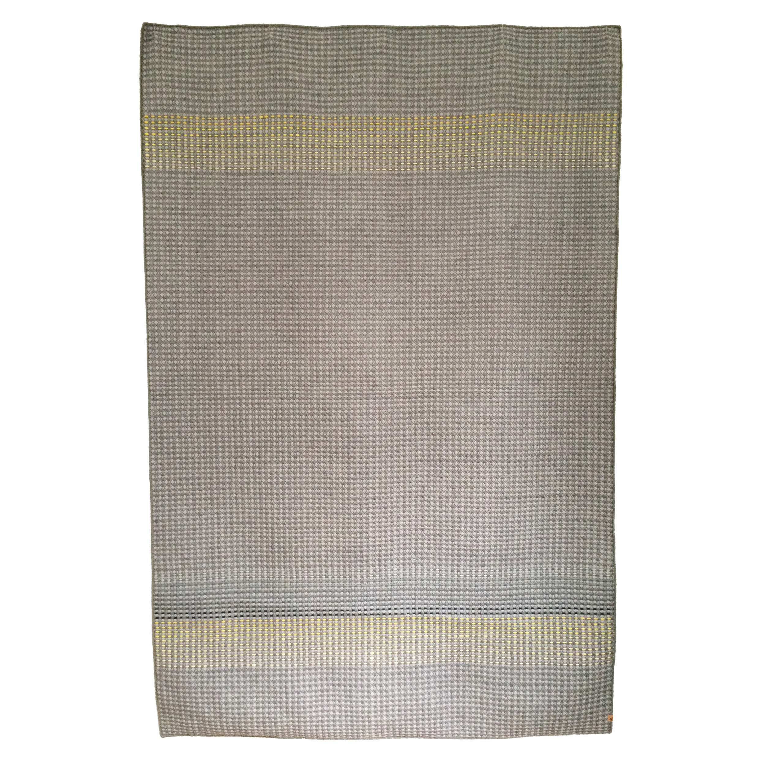 Grey hand woven rug