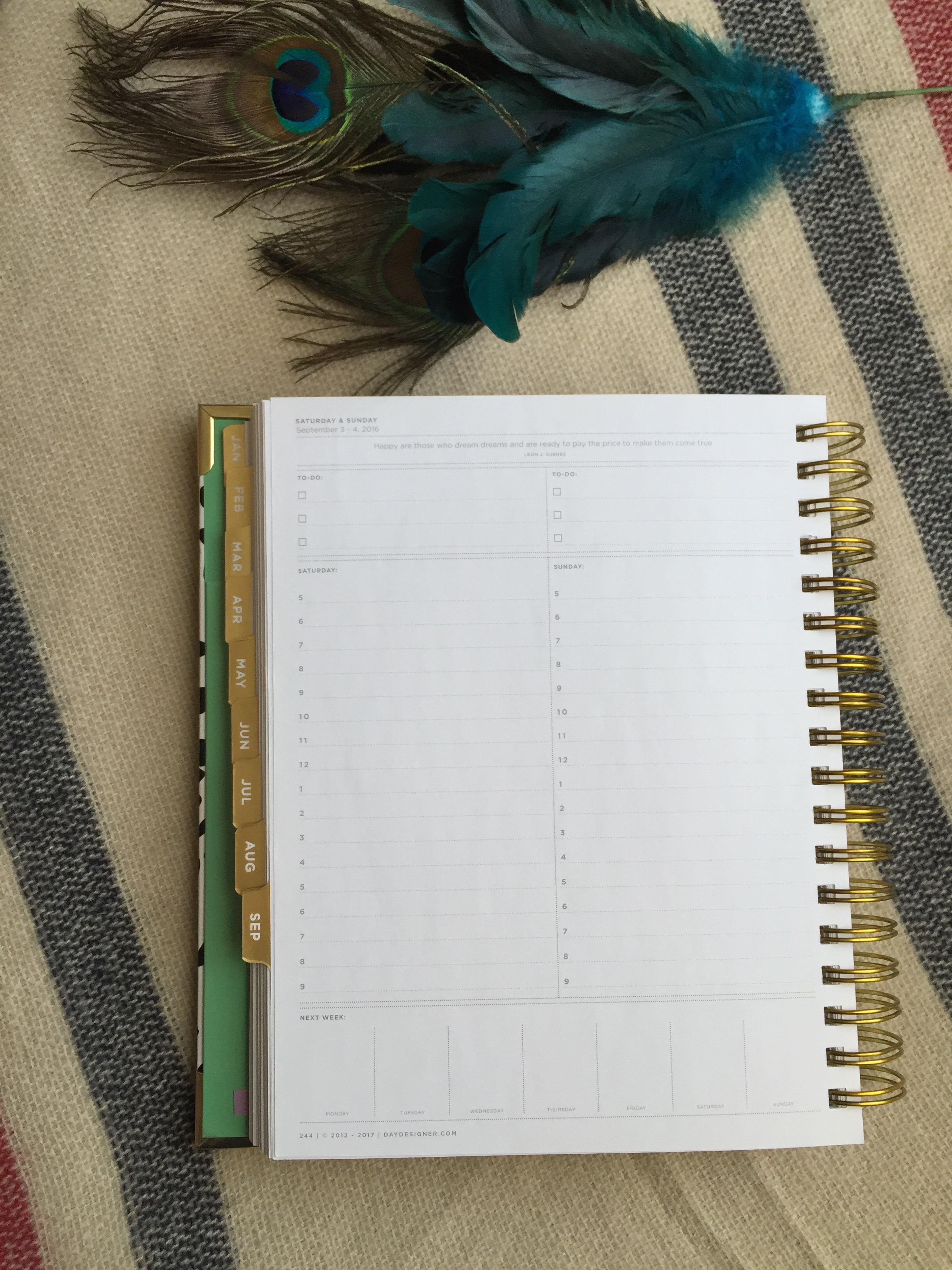 A weekend dual page