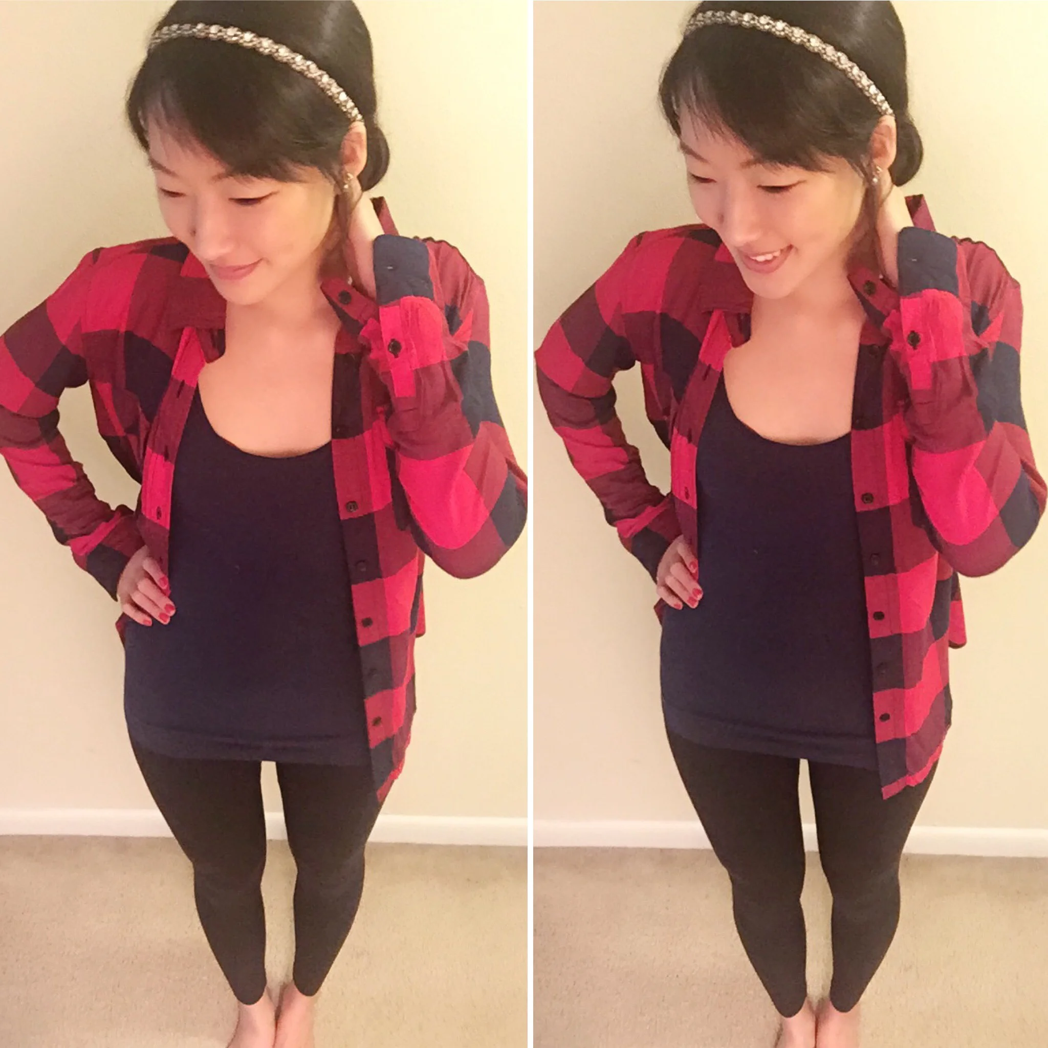 Weekend Plaid & Sparkles ✧