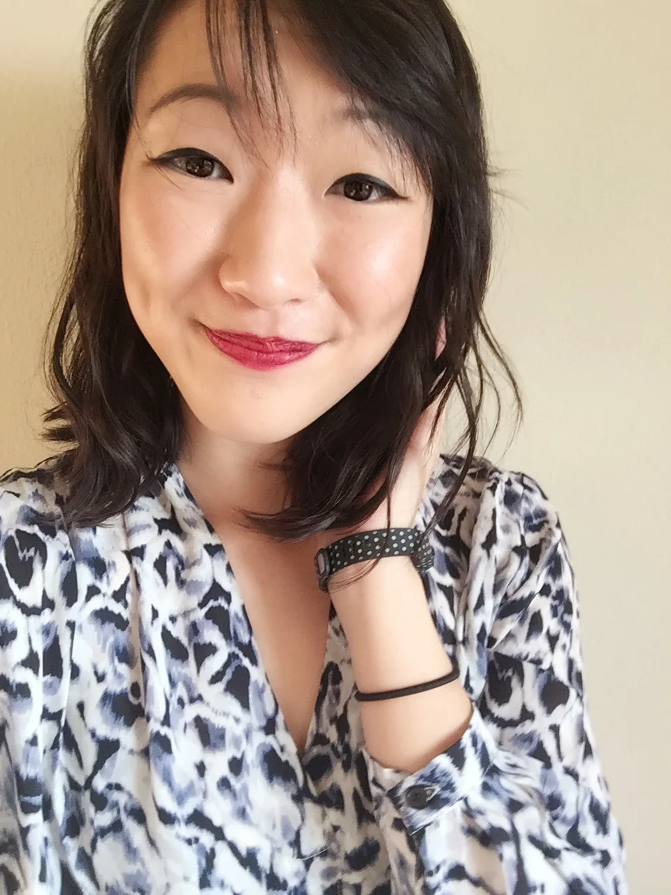 Shirt: Marshall's (Similar ) / Jeans: Forever 21 / Flats: Payless ( Similar) / Watch: Urban Outfitters (Similar) / Bracelet: Luv Aj / Nails: Zoya