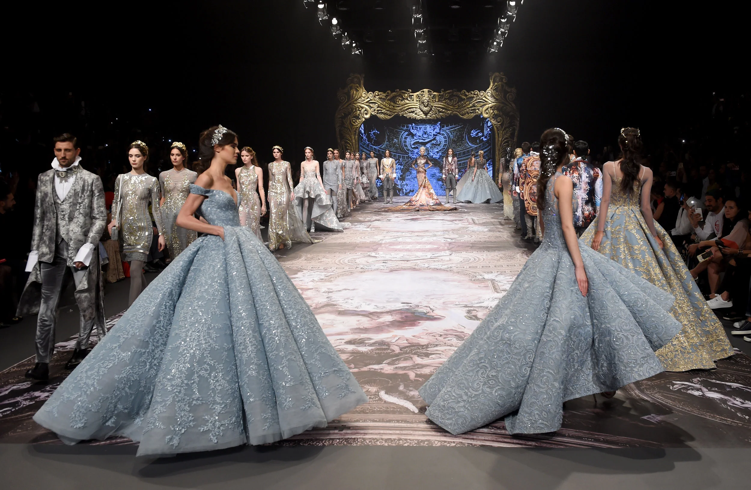 Couture king Michael Cinco had the audience in awe
