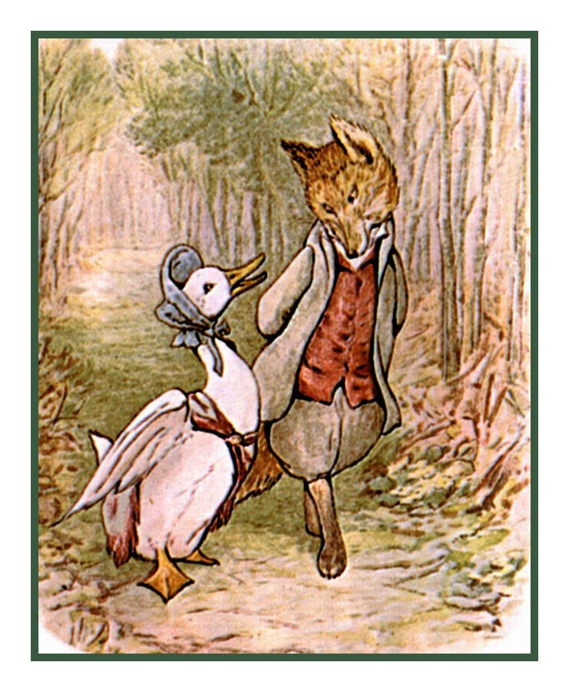 From The Tale of Jemima Puddle-Duck by Beatrix Potter