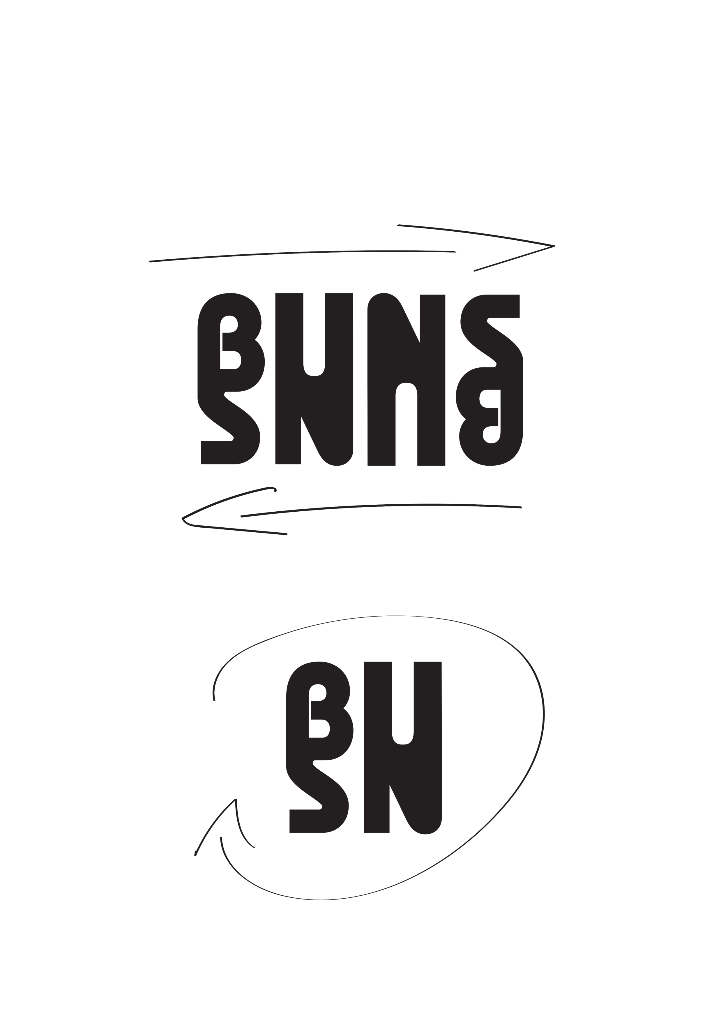 Ambidirectional logo