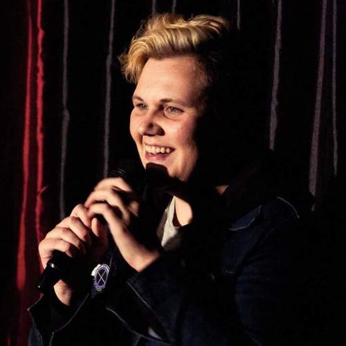 Caitlin Weierhauser spent her childhood in an Ewok tree fort with a rubber band cross-bow, her wolf, and a budding resentment of The Man. She grew up to be a feminist, atheist, and vegan liar that creates safer spaces for queer comedy. Caitlin is a member of Lez Stand Up, has performed at All Jane Comedy Festival, Grrrl Front, Not Enough! Fest, and Bridgetown Comedy Festival. She recently opened for James Adomian, was included in the AfterEllen list of "40 Hot Queer Ladies in Comedy," and plans to take down the patriarchy by Christmas.