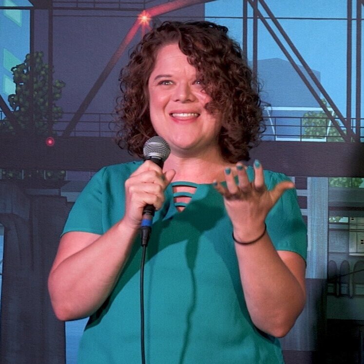 Dani Schi (she/her) is a Michigan-grown person and a Portland-grown comedian. Dani has been working in nonprofits and is an advocate and activist with an opinion about comedy. She is new to comedy but enjoying the minutes of stage time that she doesn't have to hear about other peoples problems and will hopefully be around to be an up-and-comer.