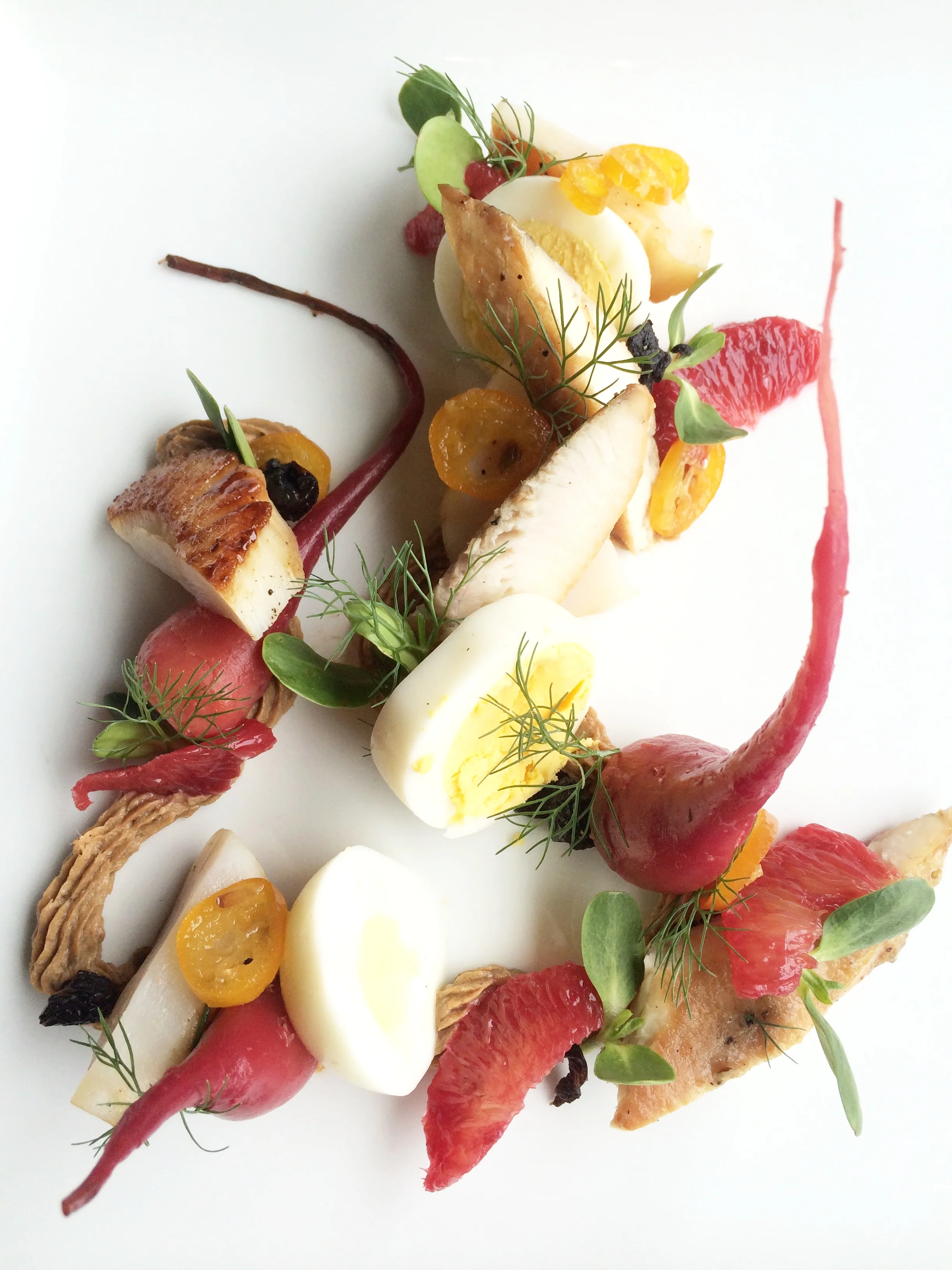 Chicken Liver Pate, Smoked Sturgeon, Hard Cooked Egg, Pickled Beets