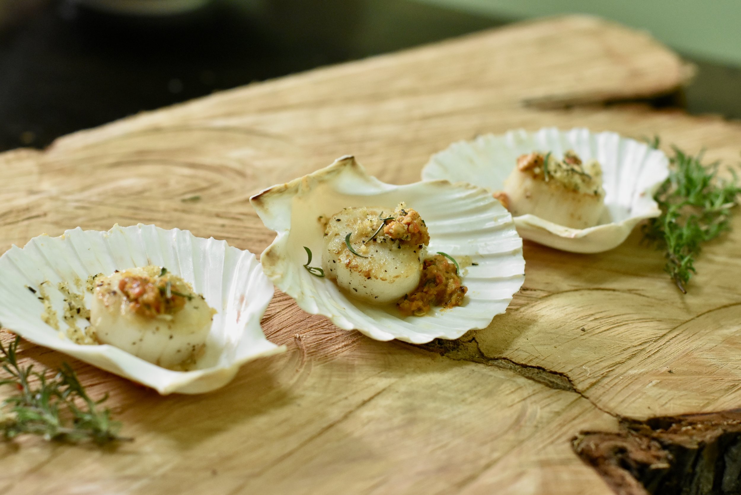 Seared Scallops/Hazelnut Brown Butter