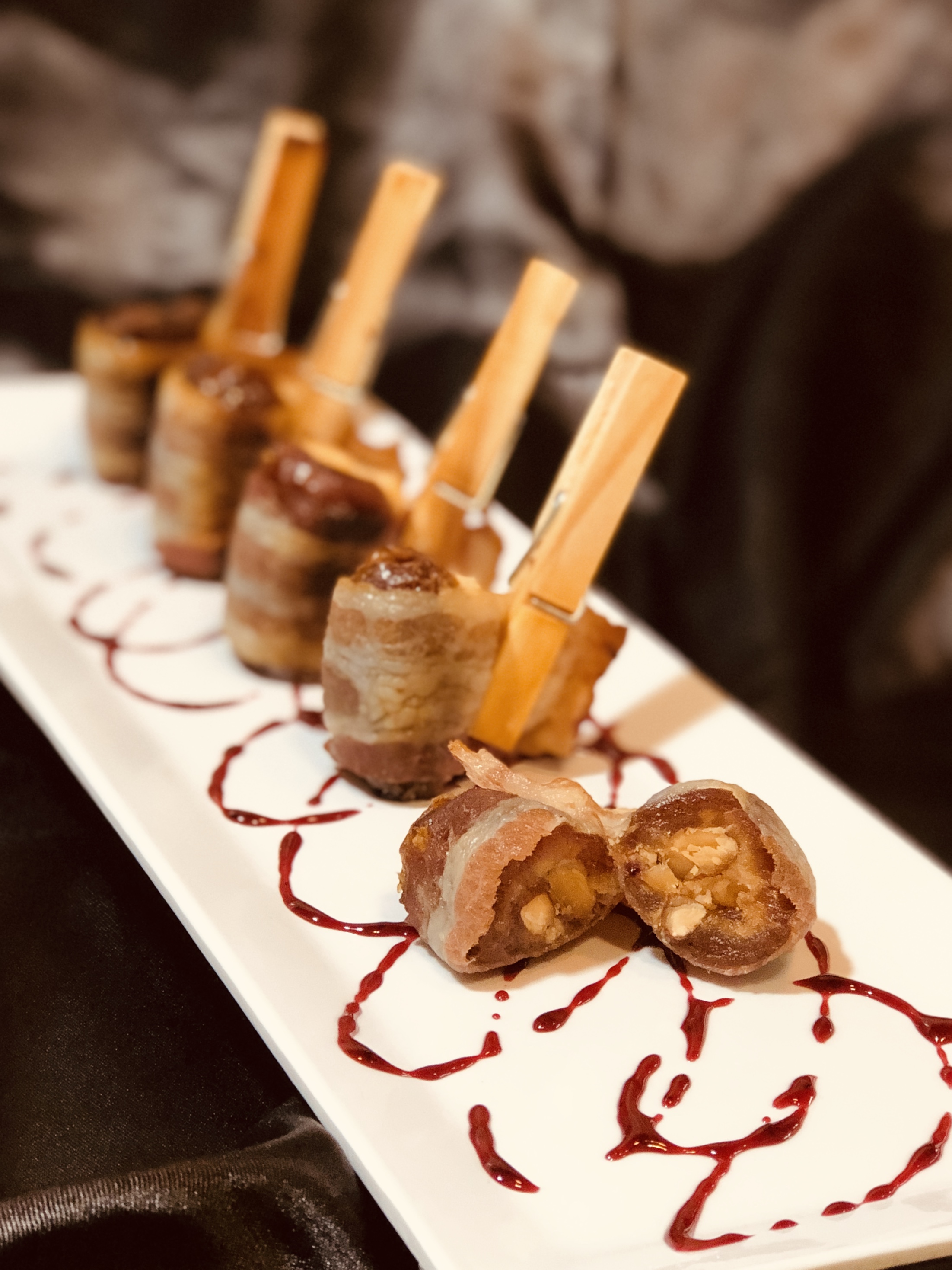 Bacon-almond Blue Dates