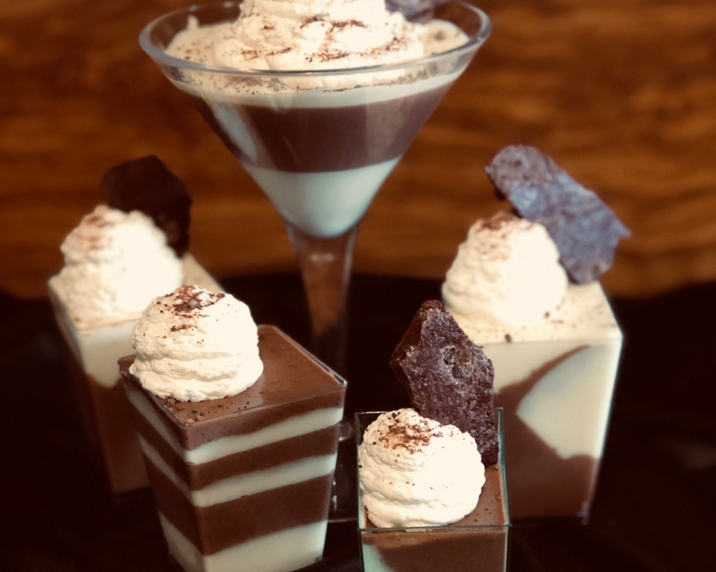 Dandelion Chocolate and Meyer Lemon Panna Cotta