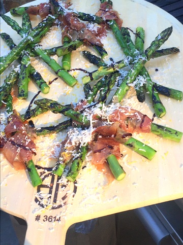 Tapas: Grilled Asparagus/Iberico Ham/Parmigiano Reggiano