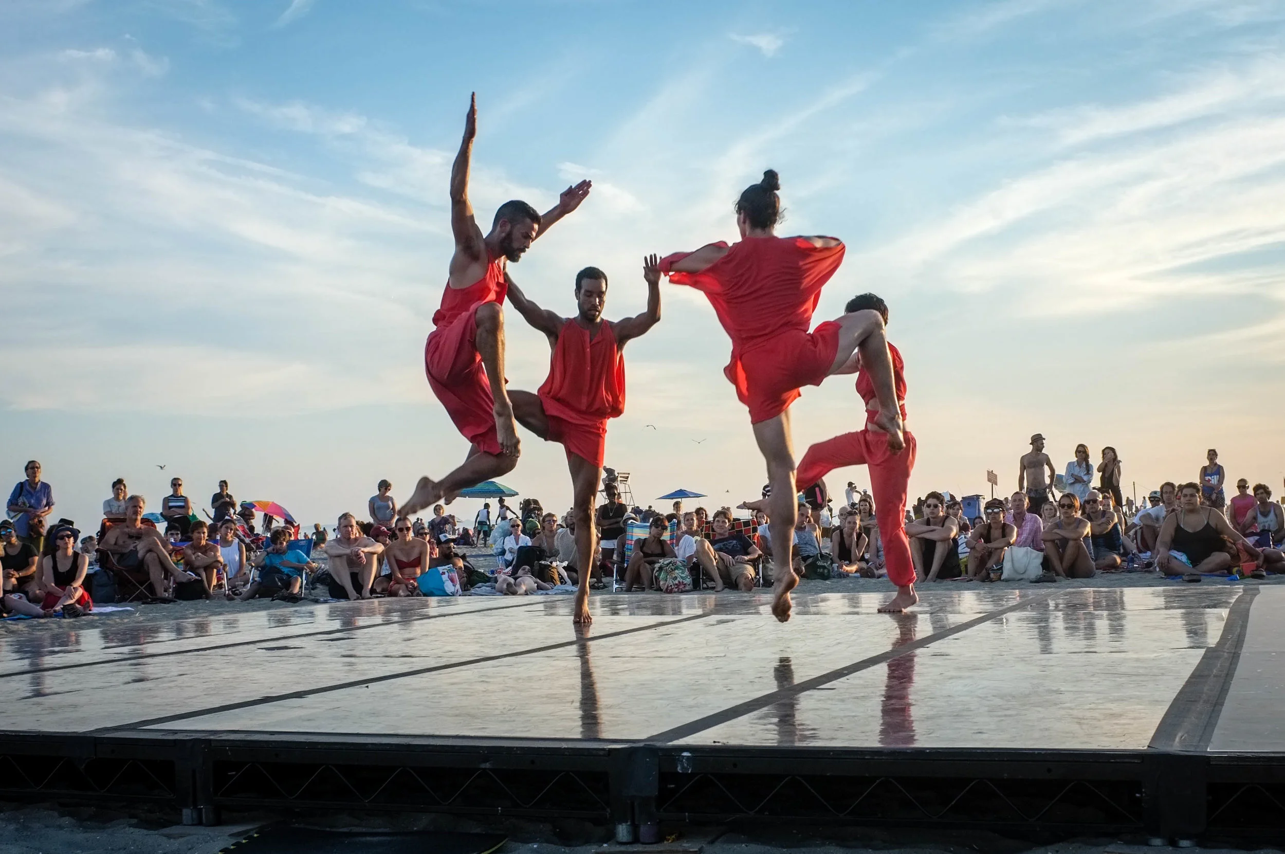 Rashaun Mitchell + Silas Riener, Beach Sessions 2016. Photo by Elizabeth Holzer