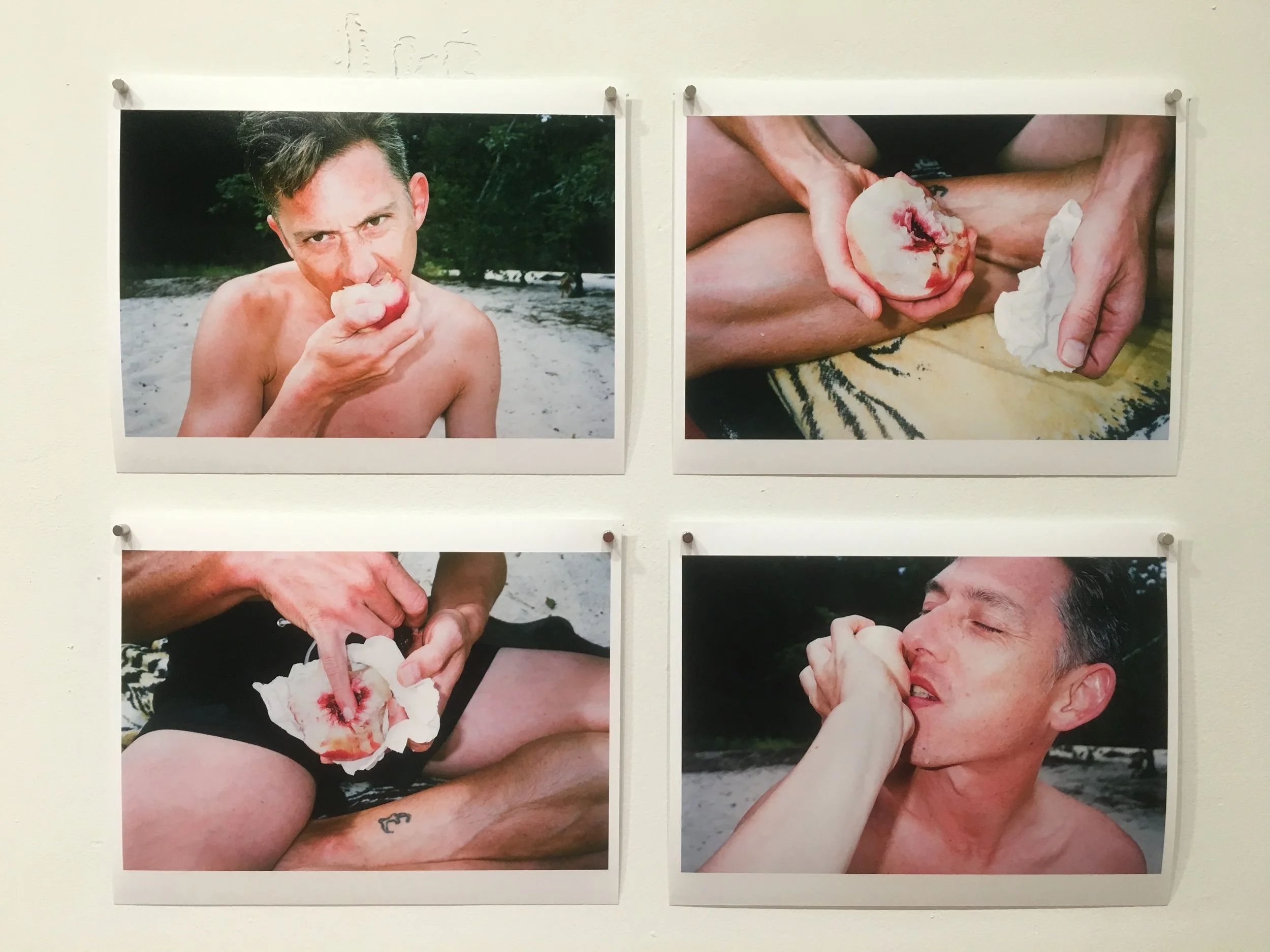 Mavi Phillips Peach Series #1-#4, 2017 8.5" x 11" each Inkjet print Click here to purchase