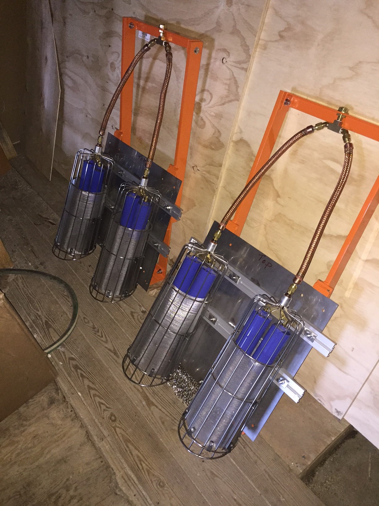 adjustable Track mounting system - Innovative use of Basket Mounting system to ease Assembly & MAINTENANCE & allow for both basket Spacing adjustments as well as mixing of basket types.
