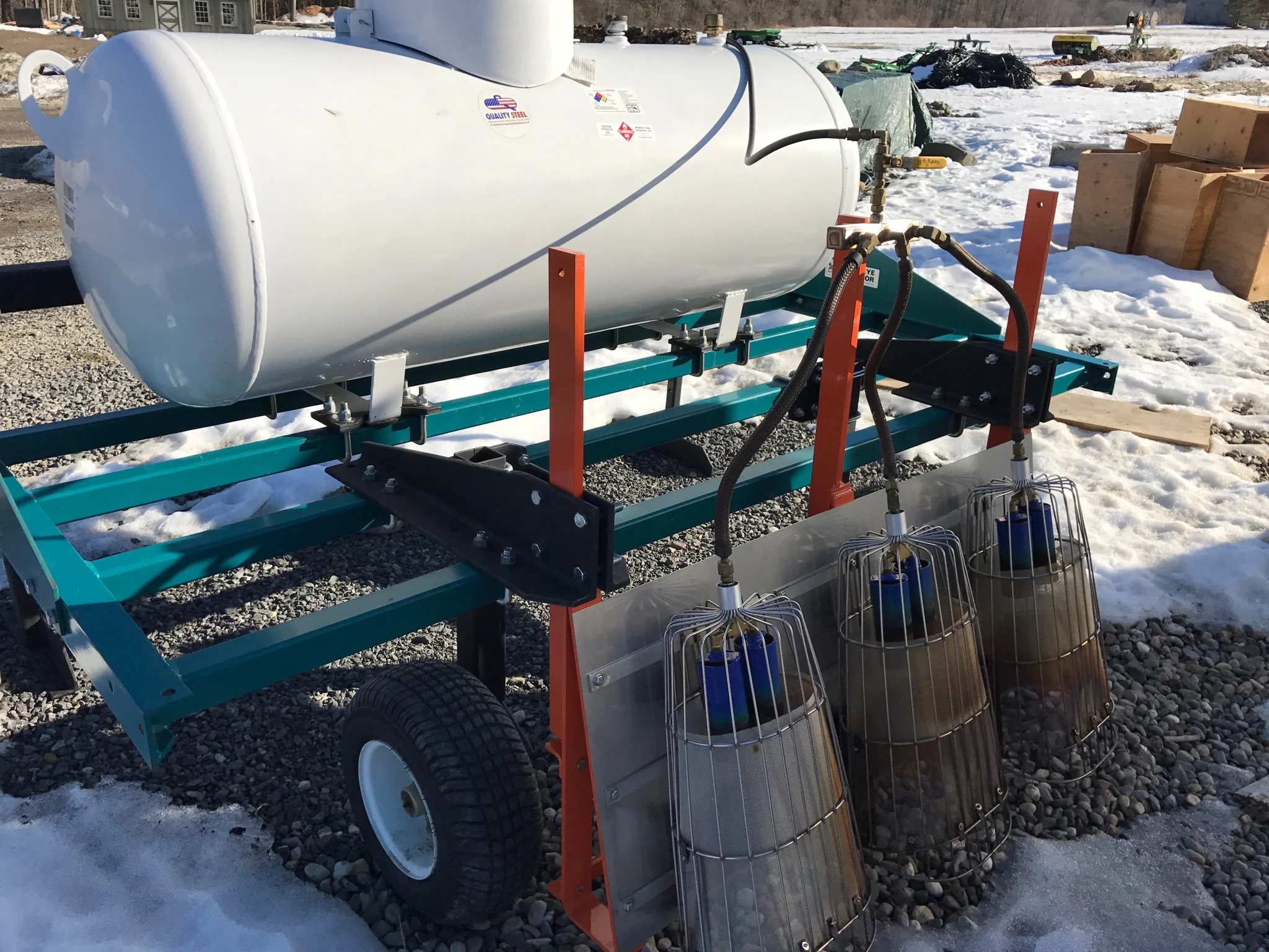 3-Basket farm-market unit with single tank