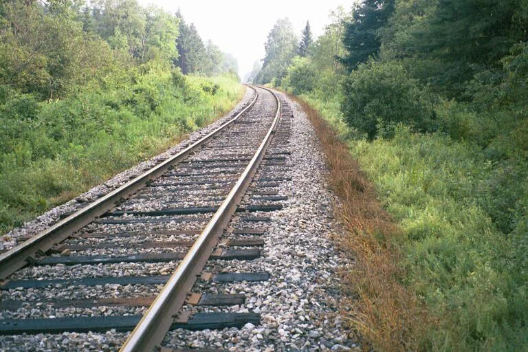 single appropriately timed treament keeps weeds from infiltrating rr ballst (vermont)