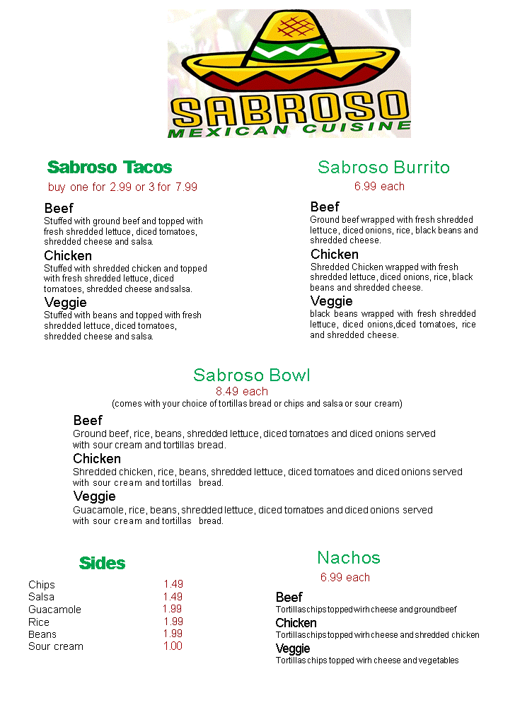 Sabroso Menu.gif