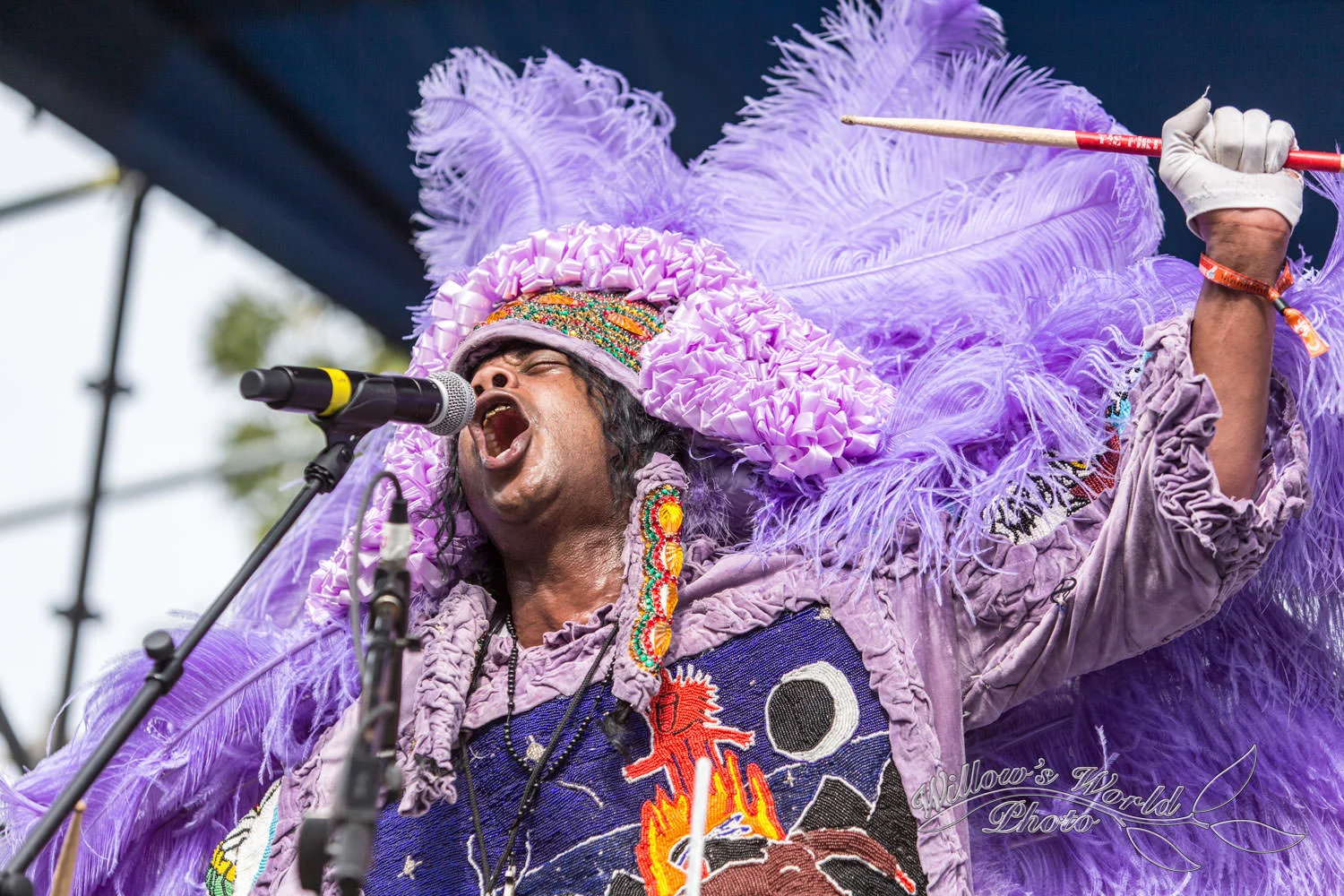 Irving Honey Banister of Cha Wa, Congo Square New World Rhythms Festival, Congo Square New Orleans, 2015