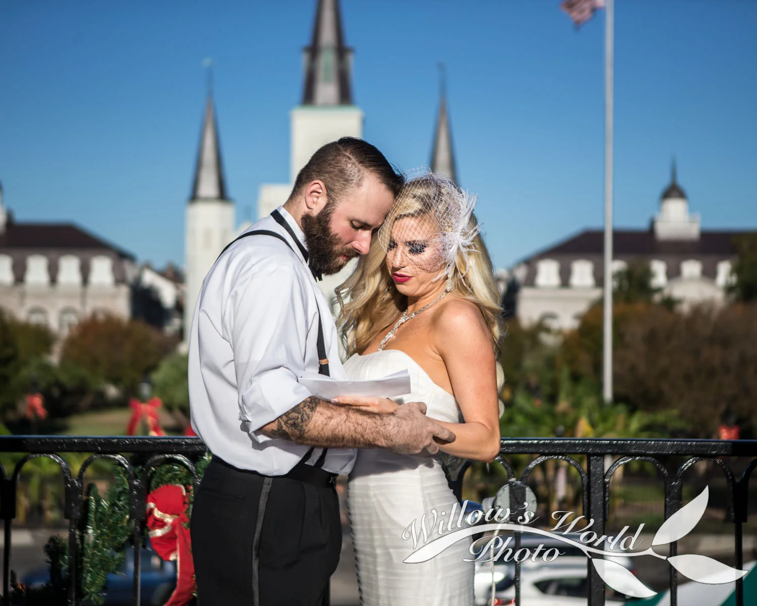 Lo and Major cuddle in close as they renew their vows...