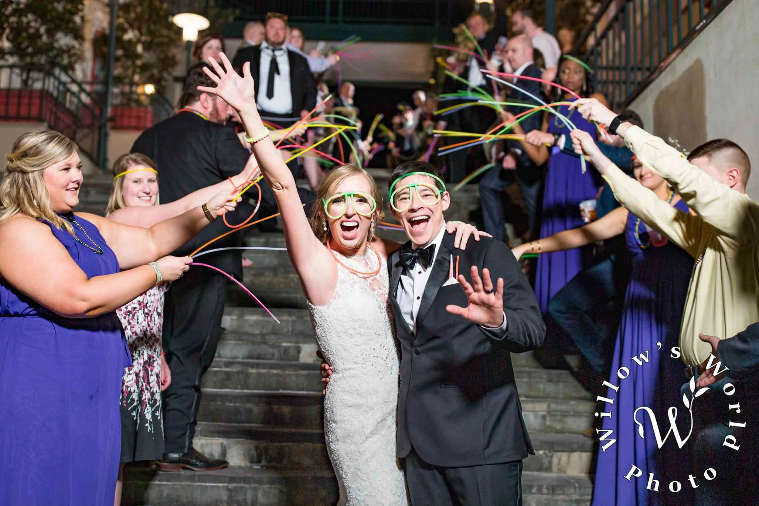 46-48-Pat-Os-on-the-RIver-New-Orleans-French-Quarter-Wedding-Glow-Stick-Exit-Willows-World-Photo.jpg