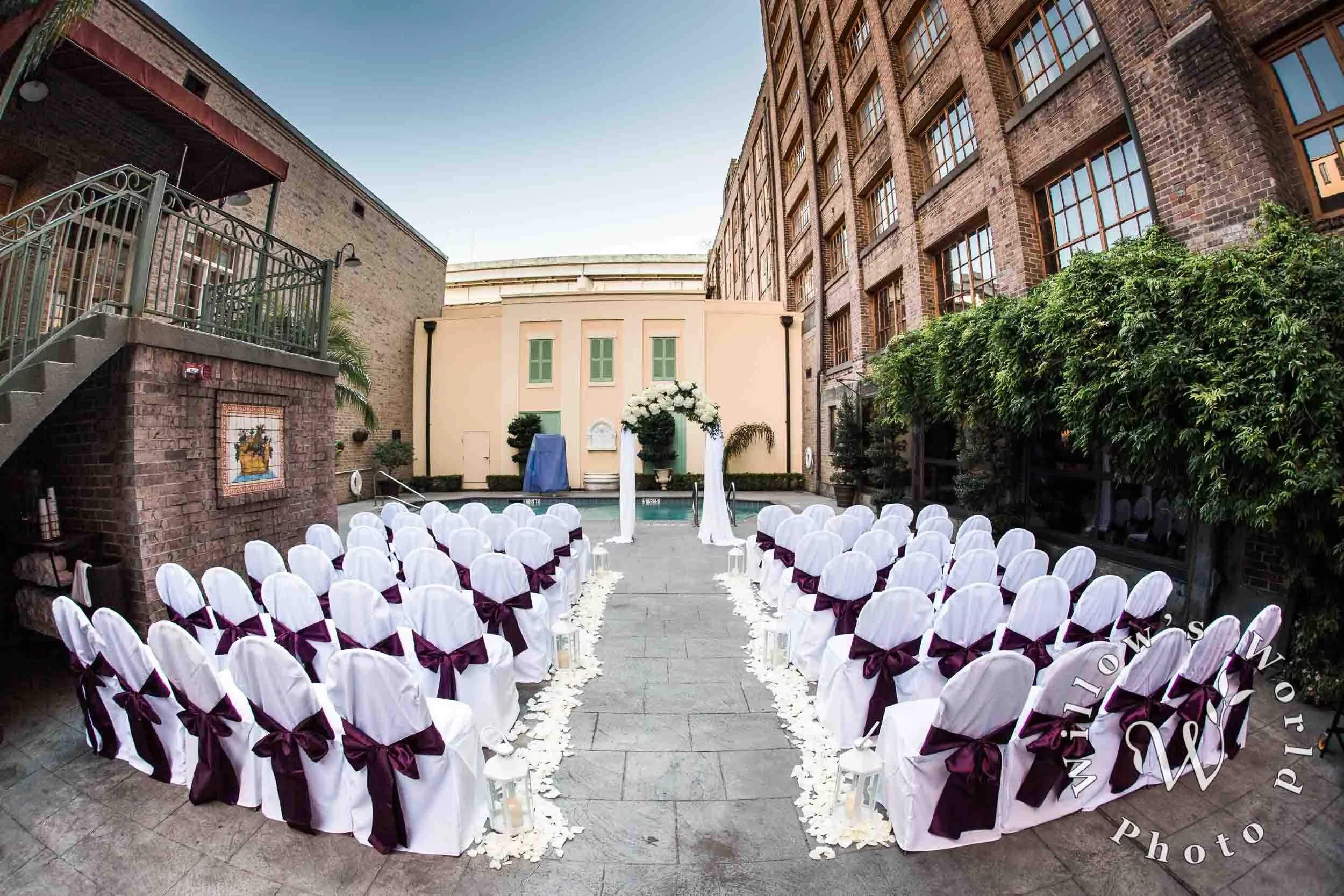 32-Hampton-Inn-Courtyard-Wedding-New-Orleans-Wedding-Details-Willows-World-Photo.jpg
