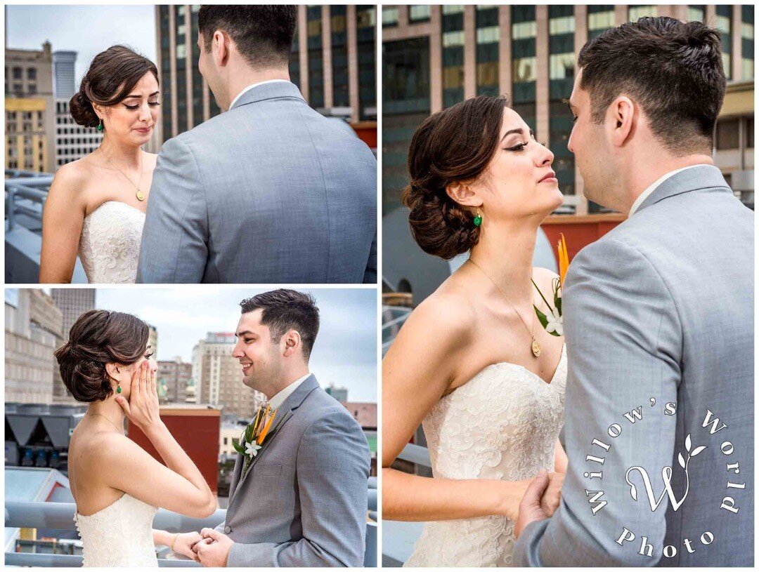 The #FirstLook is a fantastic way to get a few private #WeddingDay moments with your spouse-to-be - before all the crazy starts!  @jwmarriottnola