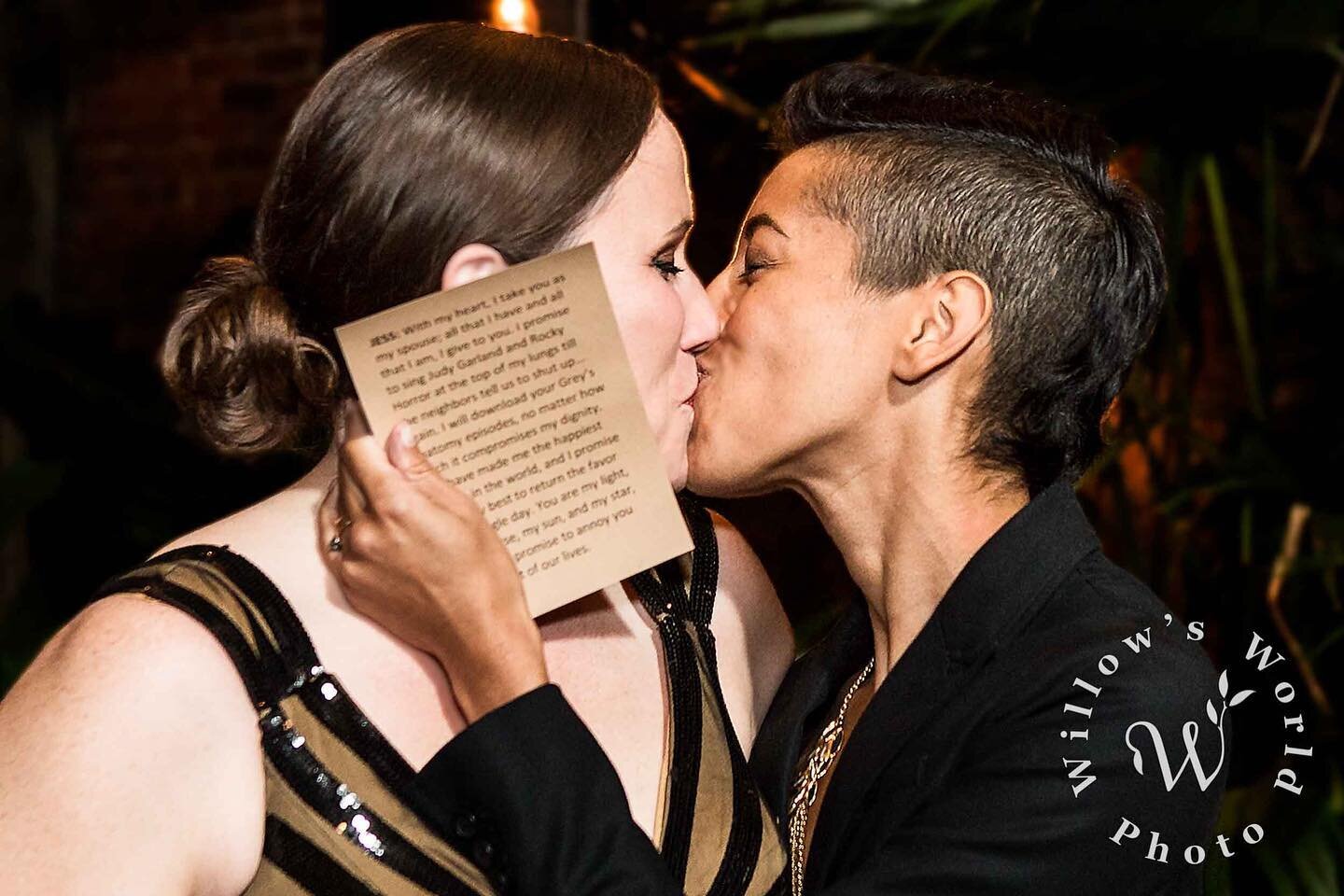 This #throwbackthursday @pharmacymuseum wedding featured some of my all-time favorite vows.  Being able to reread them on this heartfelt first kiss just makes it all the sweeter!