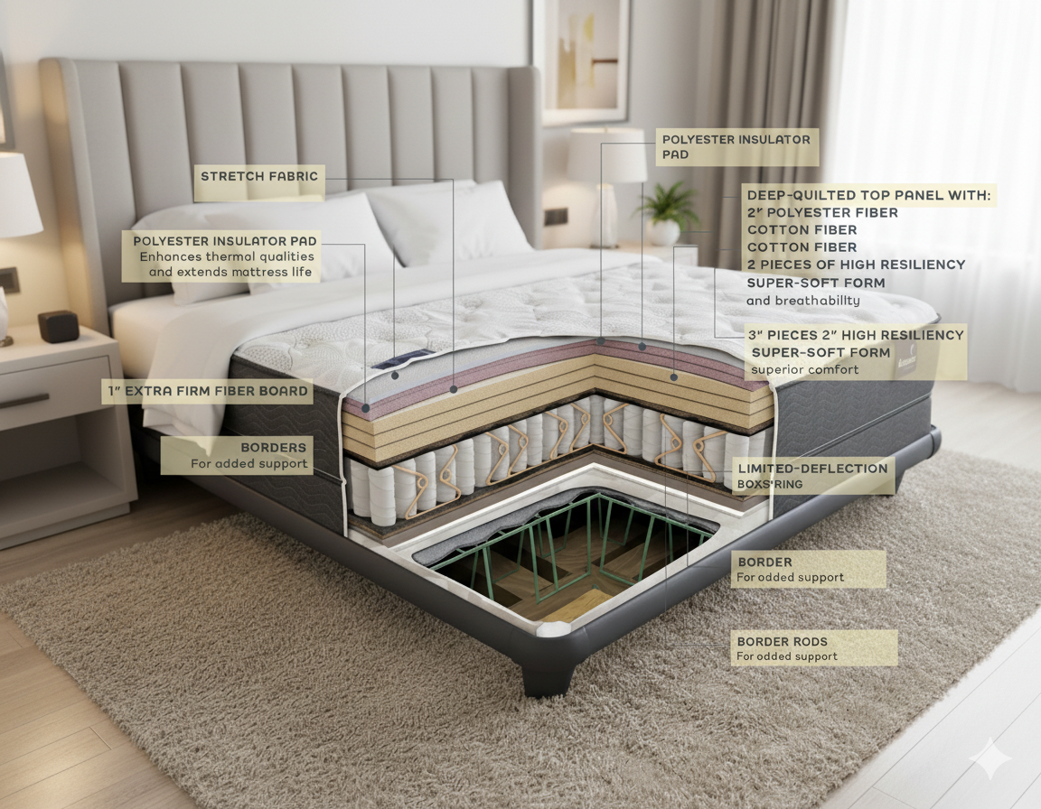Choose real comfort. Choose lasting quality. Choose Mattress Concierge.