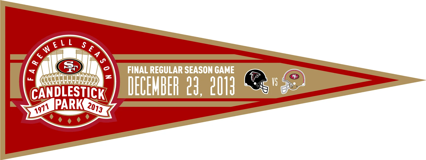 Farewell Candlestick Pennant