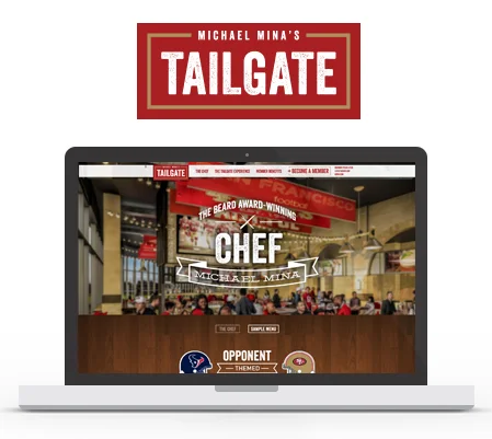 Michael Mina's Tailgate Branding