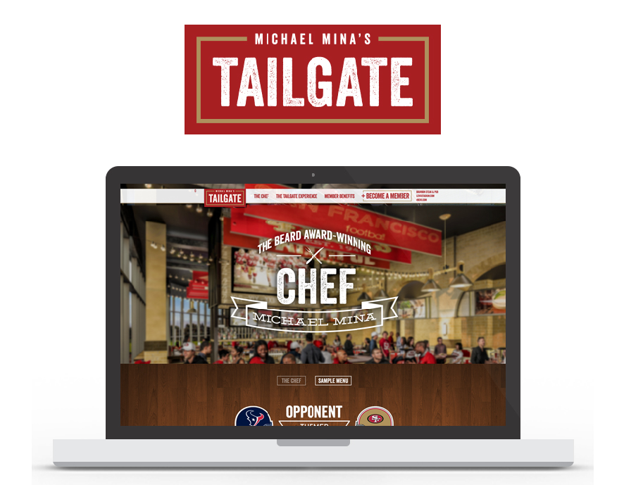 MICHAEL MINA'S TAILGATE BRANDING