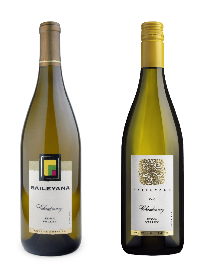 BAILEYANA CHARDONNAY LABEL UPDATE