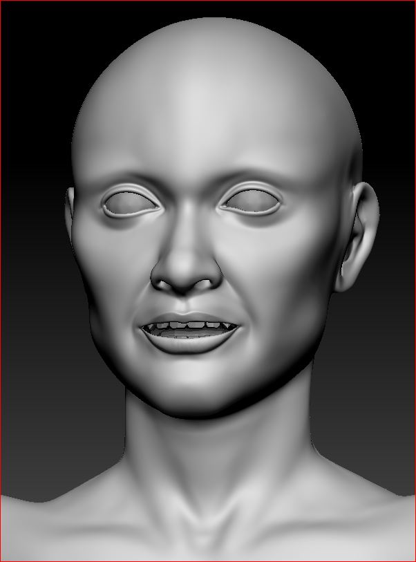 High Poly Face