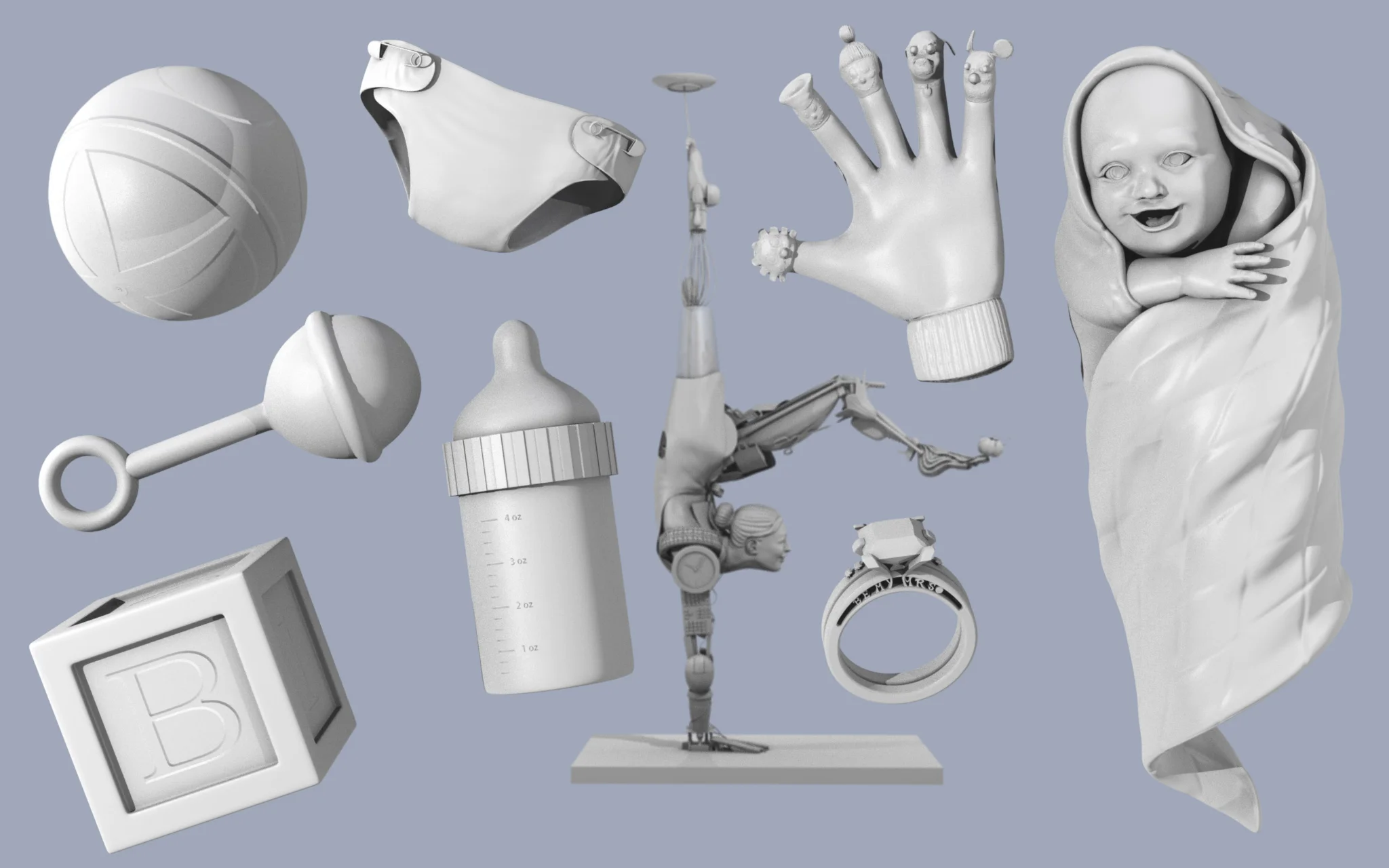 Juggler - Left Arm - Baby Props
