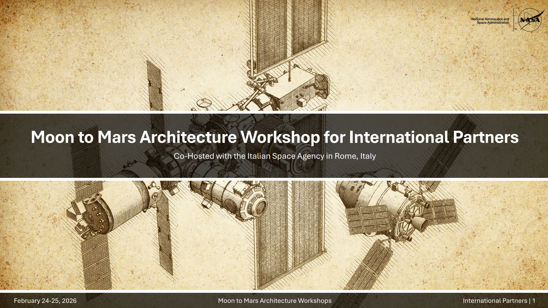 Leonard Da Vinci – style Engineering Visualizations for NASA International Workshops 