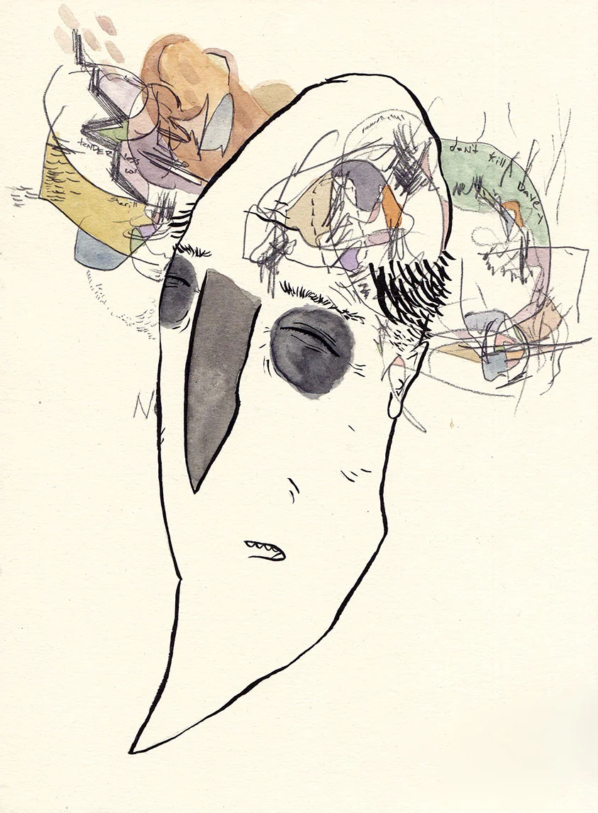 Issue 7 of Banango Street features poem covers, and Dalton Day covered a poem of mine from The Man Suit with a poem of his called “Feed." Two monsters will eventually kill each other.