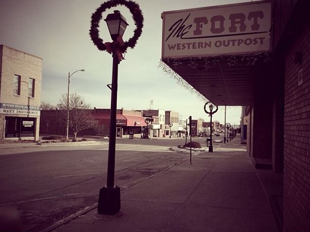 If you’re looking for me, I’m in Nebraska City, NE. I’ll be here all week. This morning I walked around downtown. Everything was closed. Is it because it was Sunday? Is it because it is three degrees outside? I saw a tumbleweed roll across Main Street. A man in a pick-up truck stopped to ask if he could help me. It was a good question. I don’t know, I said.