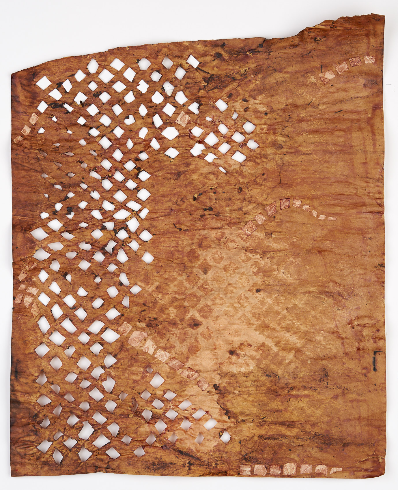 Fragment Framed: 25.5 x 29 x 2 inches Paper, kakishibu