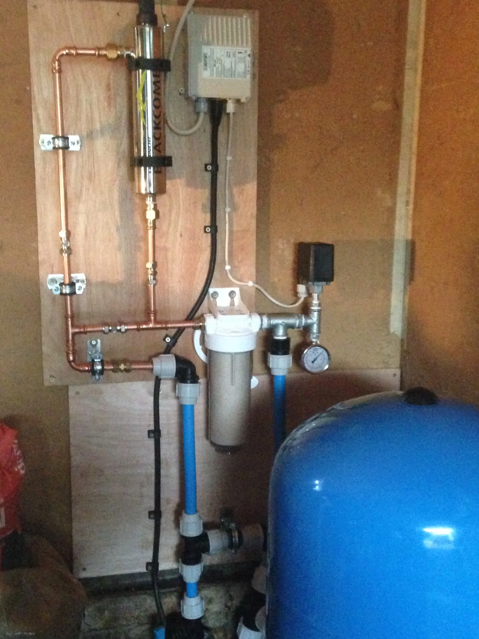 Domestic Ecomix Iron removal system