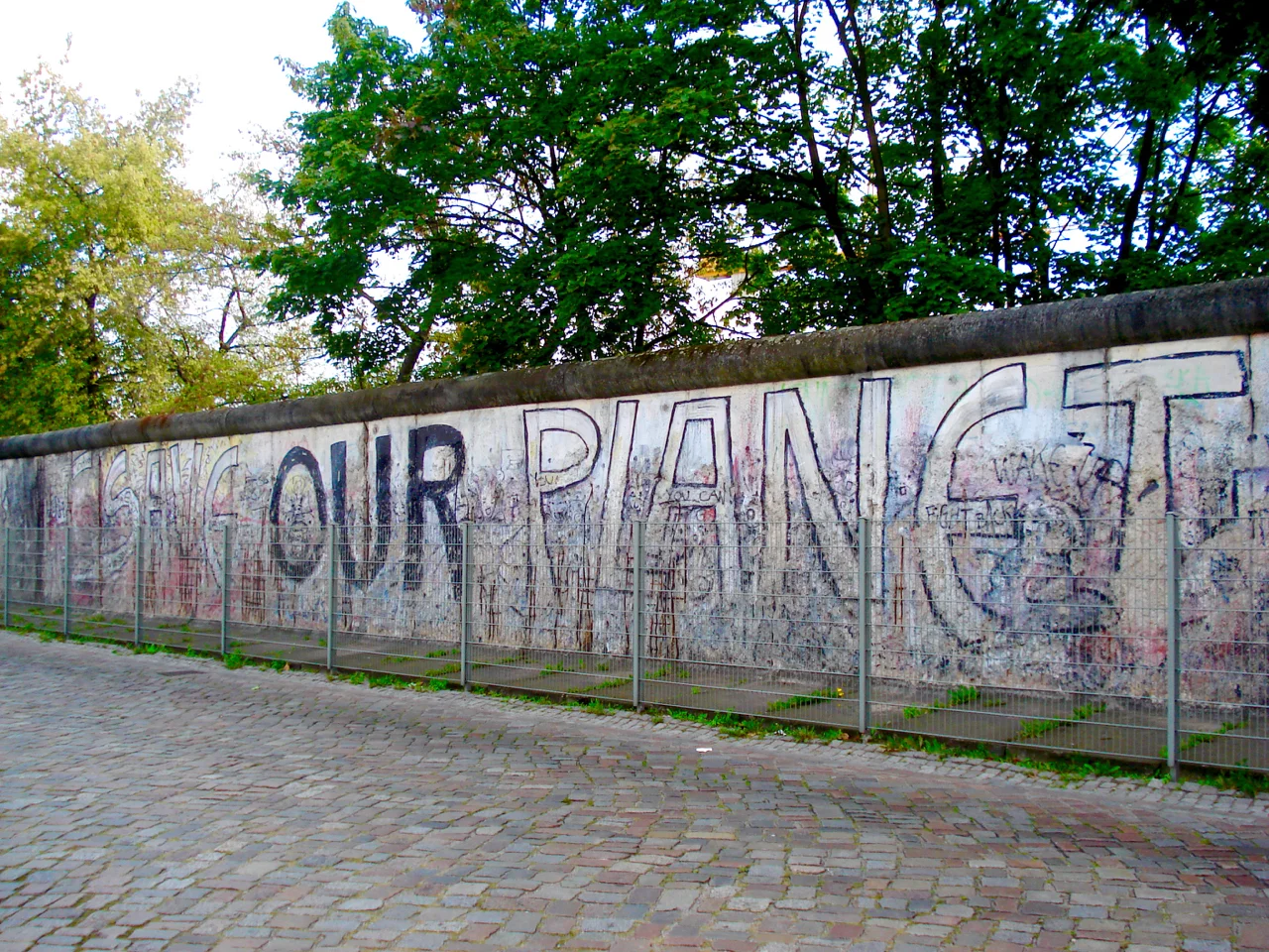 Salvaged Pieces of the Berlin Wall