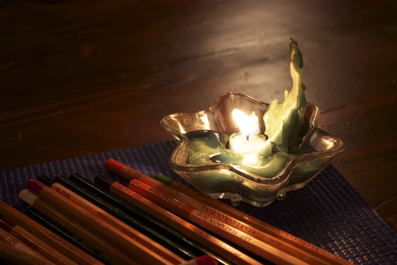 Meditating and Colouring at Kalani Retreat Centre