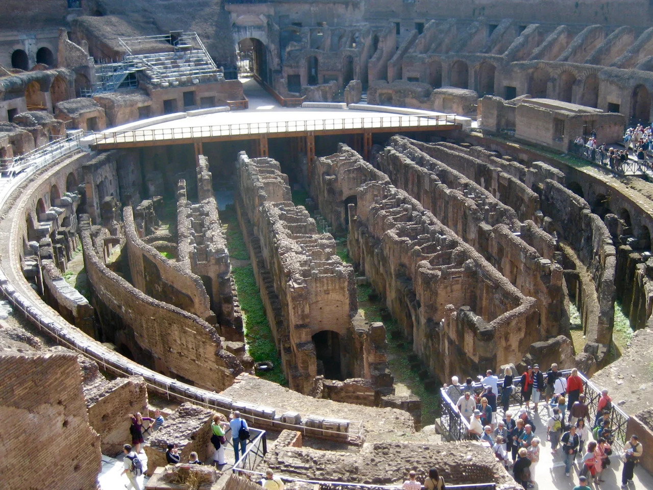 Colosseum Floor in Rome, Italy