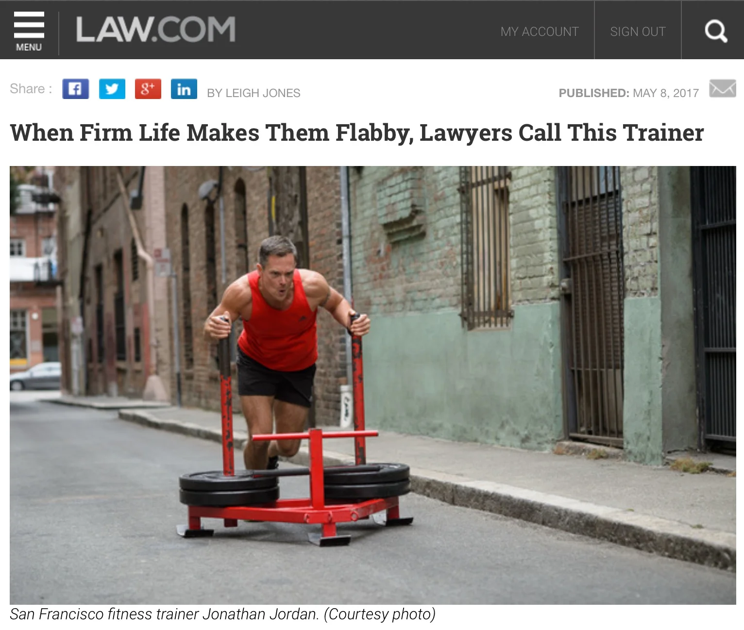 When Firm Life Makes Them Flabby, Lawyers Call This Trainer