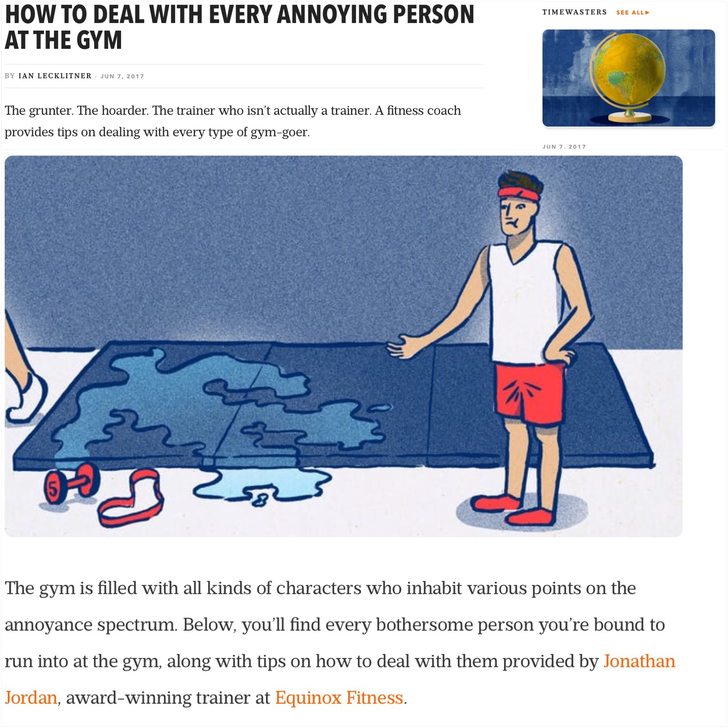 How to Deal With Every Annoying Person at the Gym