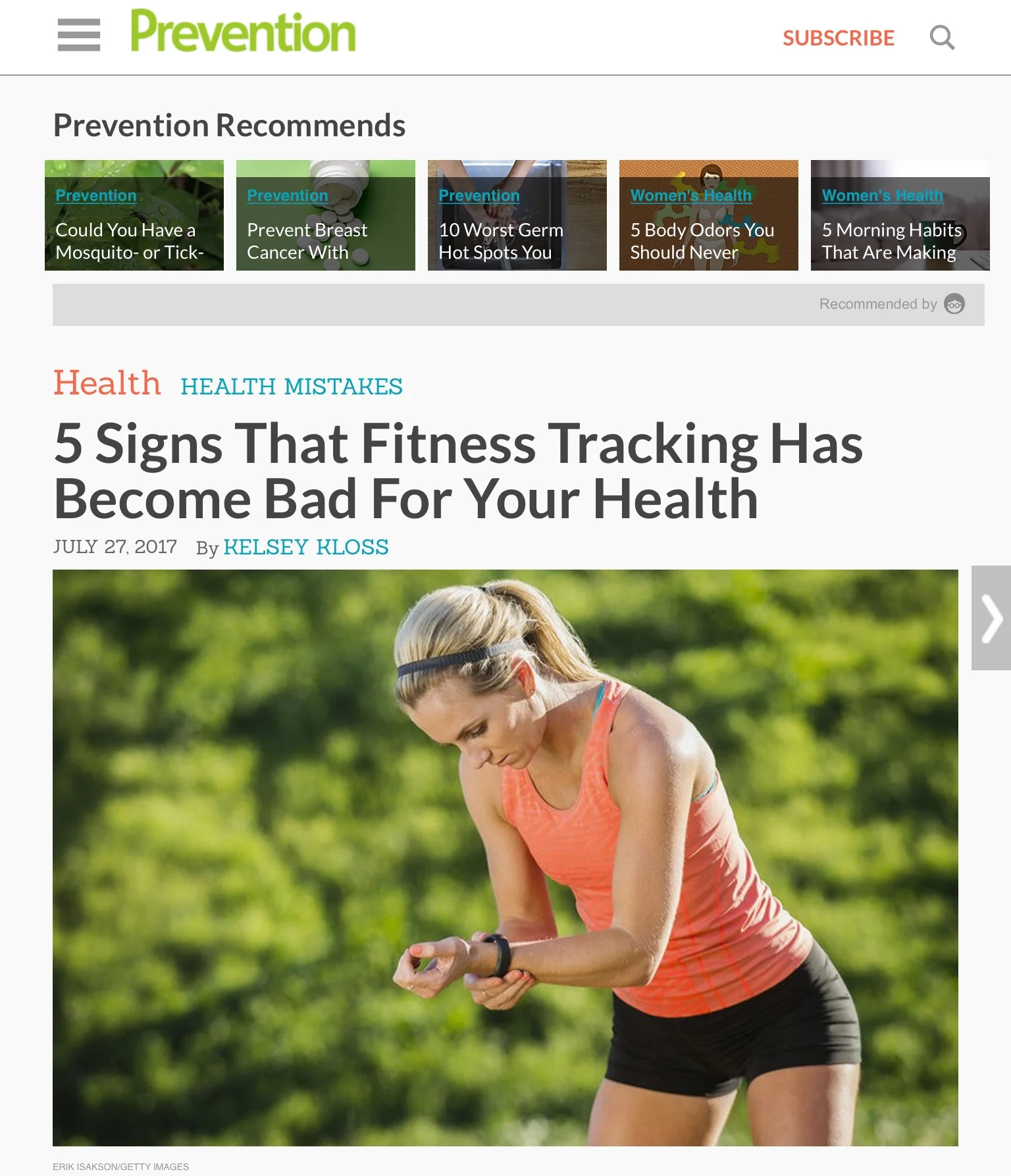 5 Signs That Fitness Tracking Has Become Bad For Your Health