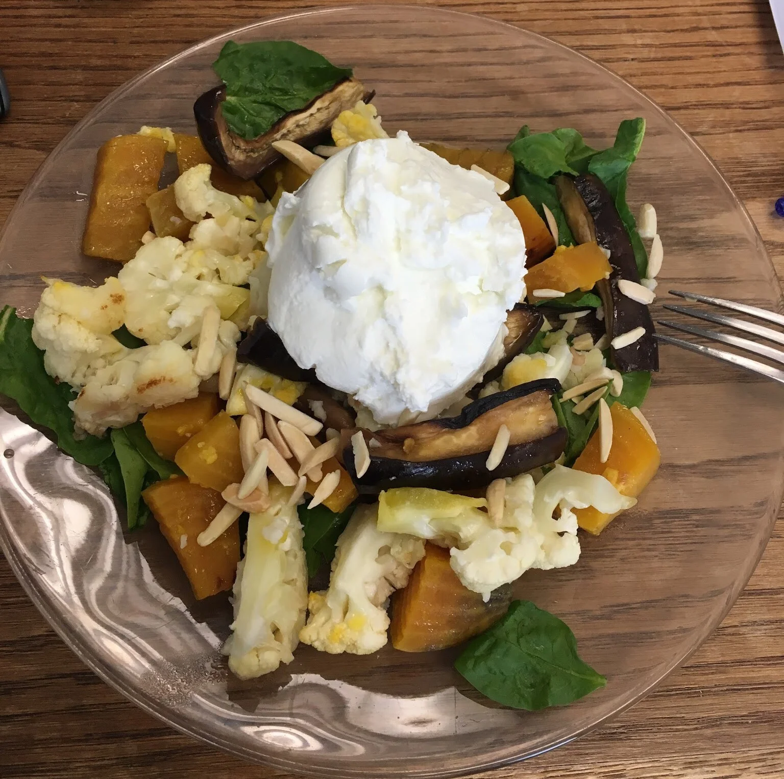 Sarah's Roasted Veggies and Greek Yogurt Salad