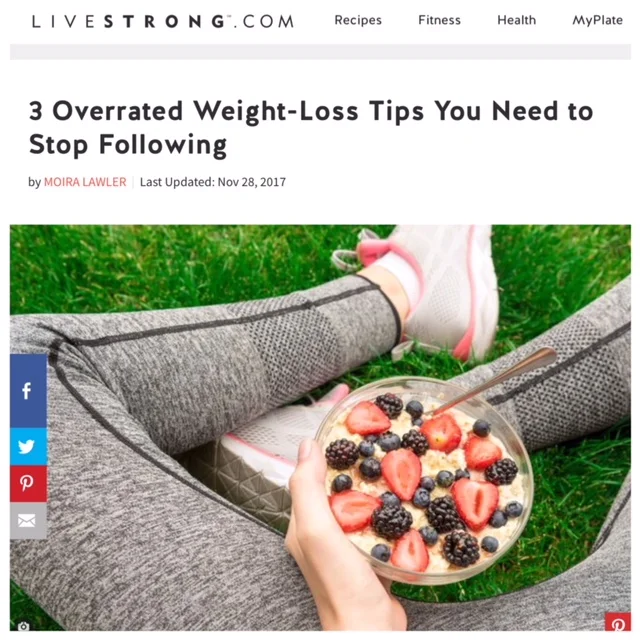3 Overrated Weight-Loss Tips You Need to Stop Following