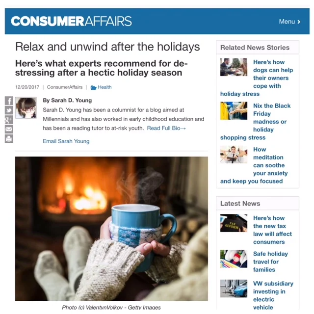 De-stressing After a Hectic Holiday Season