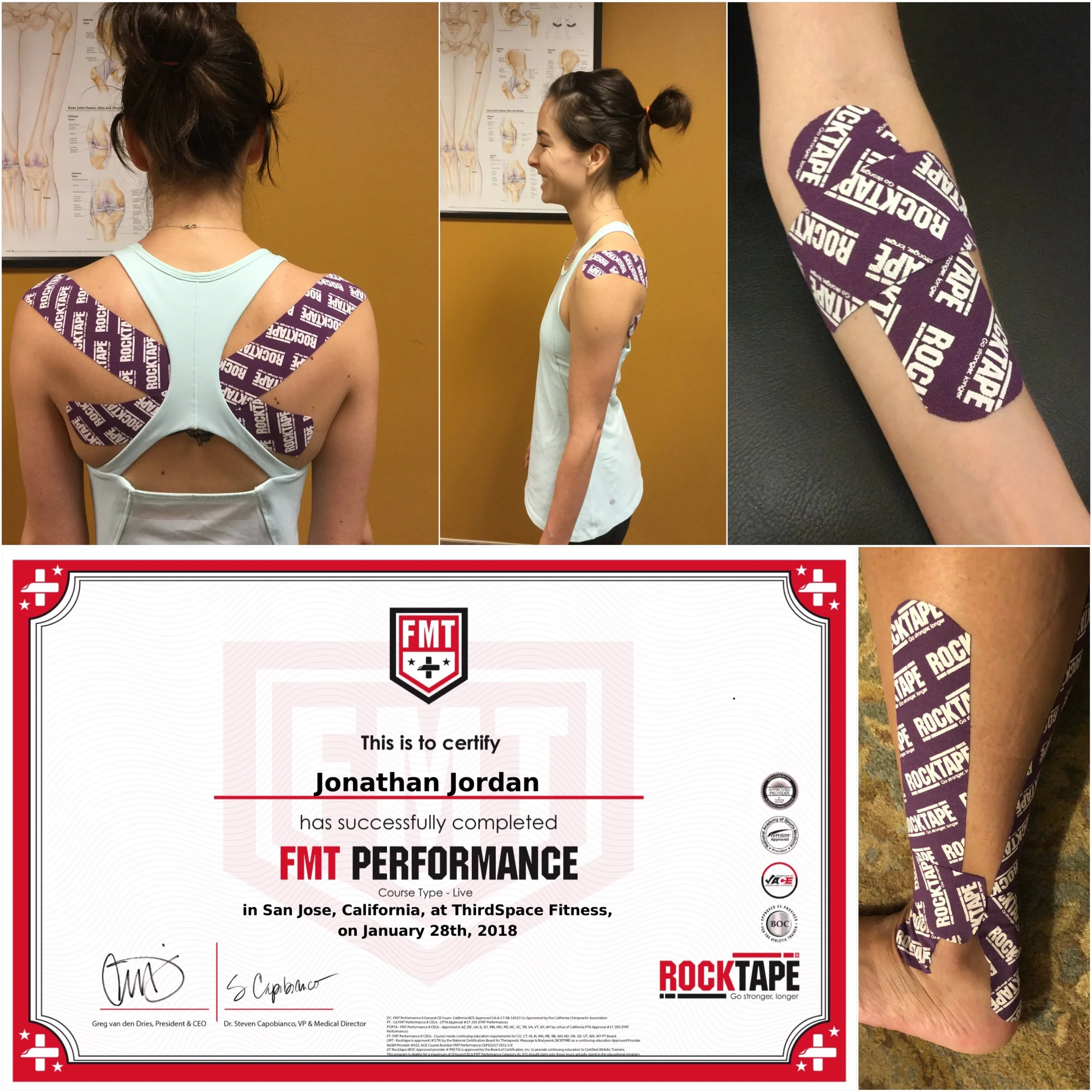 Kinesiology Taping for Pain, Posture and Performance